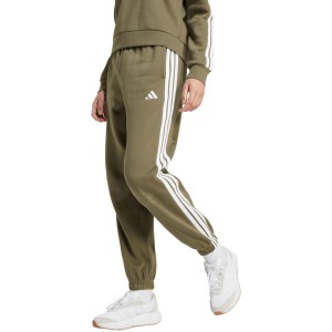 Spodnie damskie adidas Essentials 3-Stripes Fleece Loose-Fit