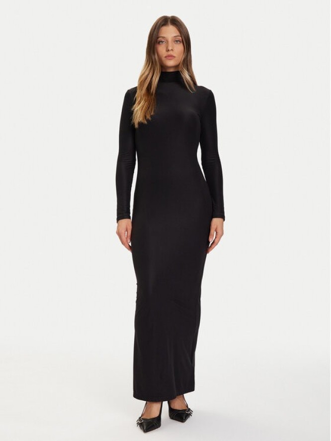 Guess Sukienka codzienna O5BK02 KCDE0 Czarny Slim Fit