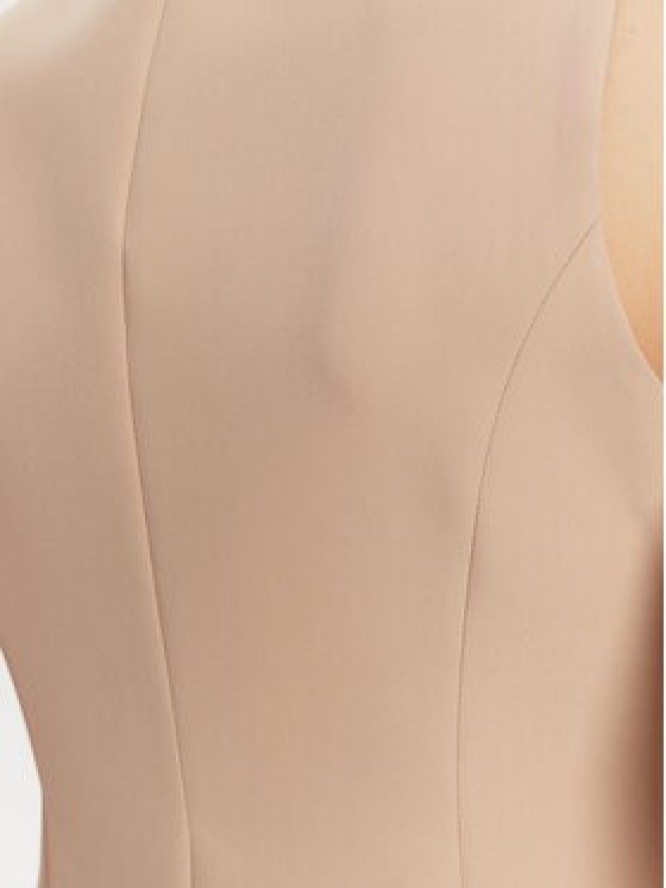 Maryley Kamizelka 25EB128/43PG Beżowy Regular Fit