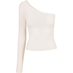 Asymetryczny Koszulka z długim rękawem duże rozmiary damskae Koszulka Urban Clas