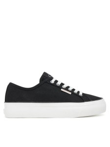 Calvin Klein Jeans Tenisówki Vulc Flatform Ctn Logo Tag YW0YW01838 Czarny