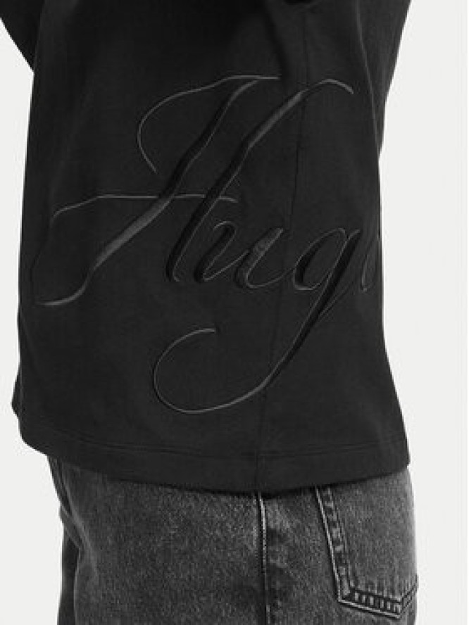 HUGO T-Shirt Duslant 50570677 Czarny Oversize