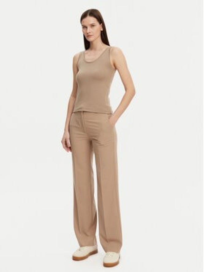 Marc O'Polo Top 503 2001 50001 Beżowy Slim Fit