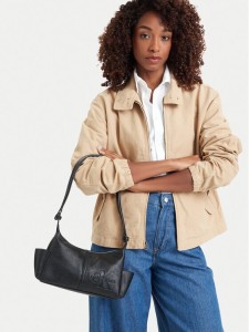Calvin Klein Torebka Pockets Monologo Crossbody LV04F3687G Czarny