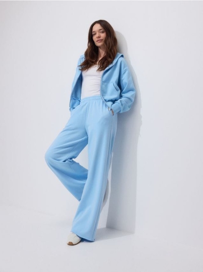 Rozpinana bluza - jasnoniebieski