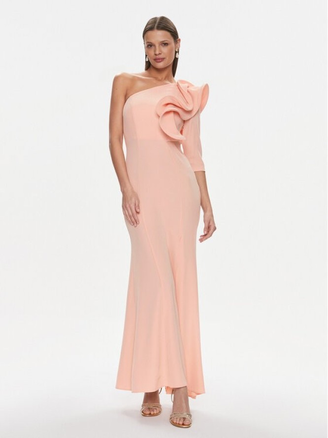 Rinascimento Sukienka wieczorowa CFC0117459003 Różowy Regular Fit