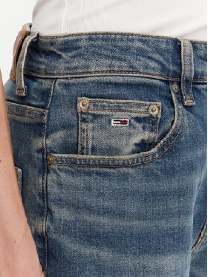 Tommy Jeans Jeansy Mia DW0DW21280 Granatowy Straight Fit