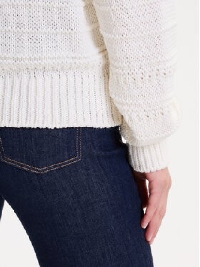 Mustang Sweter Silas 1016782 Écru Regular Fit