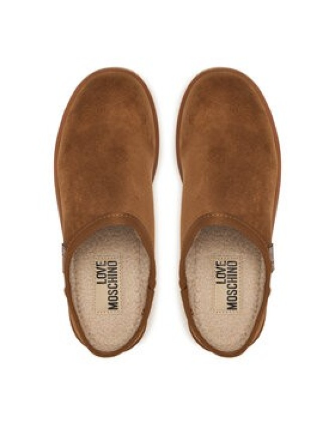 LOVE MOSCHINO Klapki JA10046L1PJAW210 Brązowy