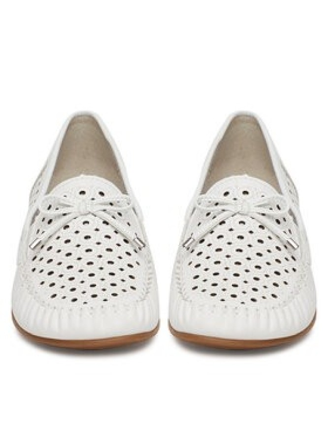 Rieker Mokasyny L6352-80 Biały