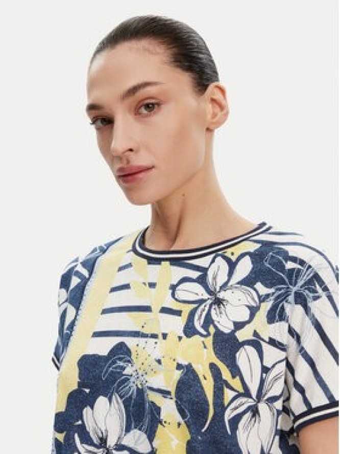 Olsen T-Shirt 11105022 Granatowy Regular Fit