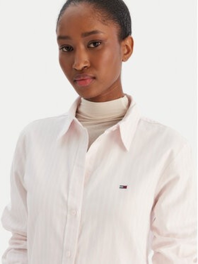 Tommy Jeans Koszula DW0DW19890 Różowy Regular Fit