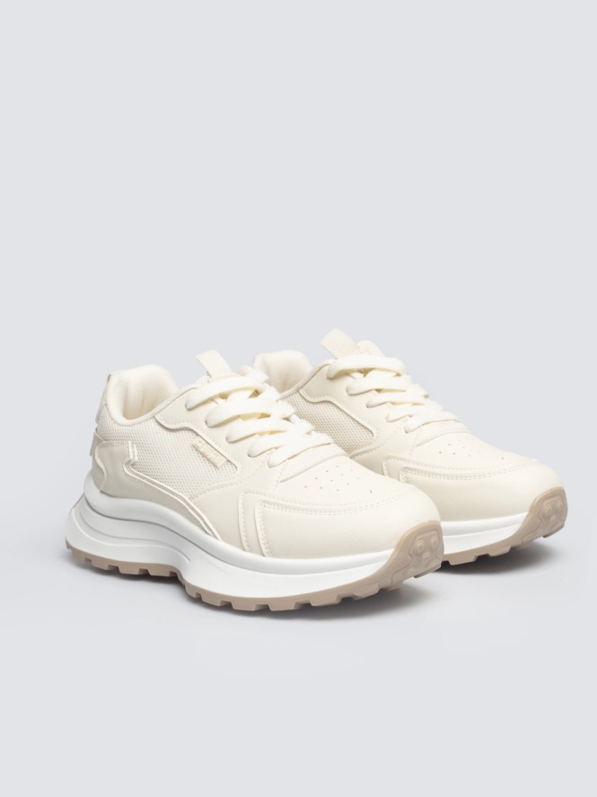 Sneakersy damskie beżowe TT274024 801