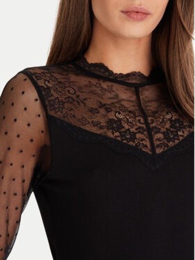 Morgan Bluzka 252-TGLOW Czarny Regular Fit