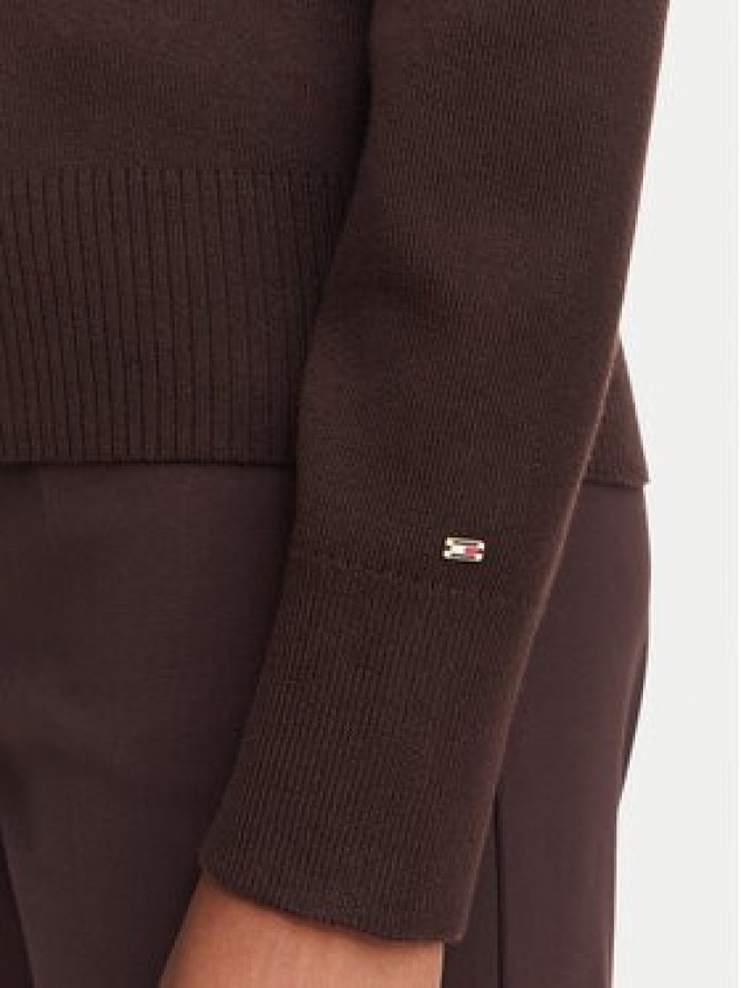 Tommy Hilfiger Kardigan WW0WW51415 Brązowy Regular Fit