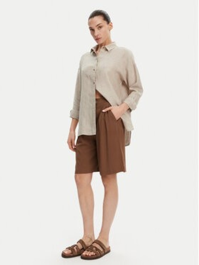 Barbour Koszula Hampton LSH1596SN31 Beżowy Relaxed Fit