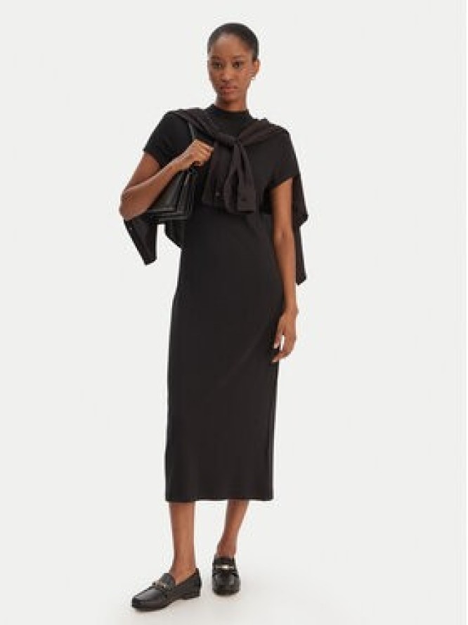 Tommy Hilfiger Sukienka codzienna WW0WW47860 Czarny Slim Fit