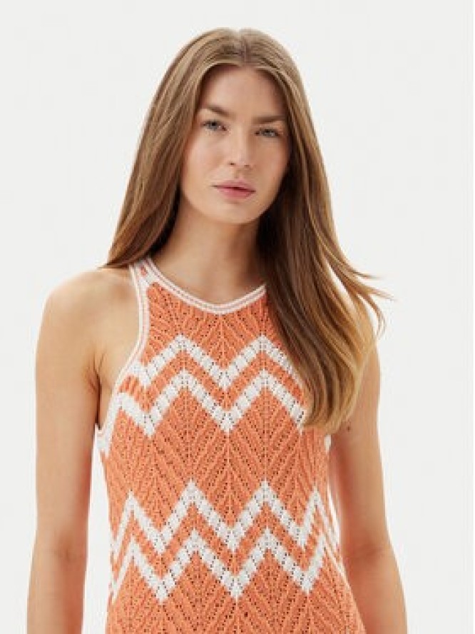 Pepe Jeans Sukienka letnia Oriana PL953728 Pomarańczowy Slim Fit