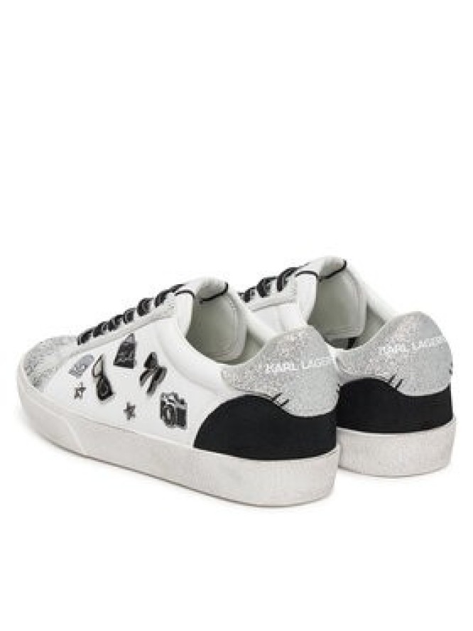 KARL LAGERFELD Sneakersy KL60118E Biały