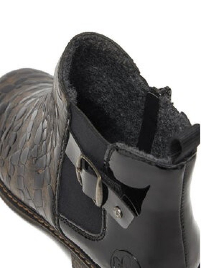 Rieker Botki CEO-Z4965-90 Czarny