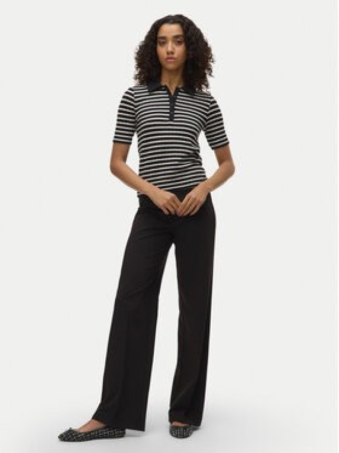 Vero Moda Spodnie materiałowe Texas 10334103 Czarny Straight Fit