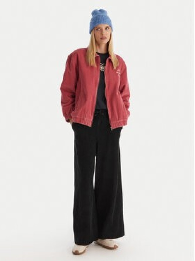 Roxy Spodnie materiałowe Lekeito Paint Knit ERJNP03691 Czarny Regular Fit