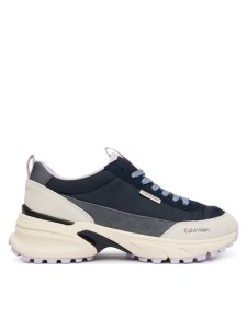 Calvin Klein Sneakersy Hike Runner Nylon Mix HW0HW03279 Niebieski