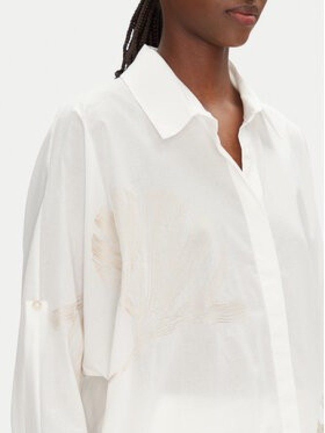 ACCESS FASHION Koszula 53-7053-124 Biały Loose Fit