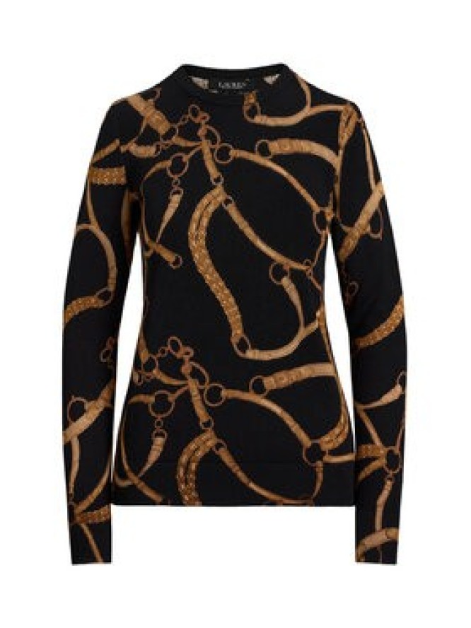 LAUREN RALPH LAUREN Bluzka 200971373001 Czarny Slim Fit