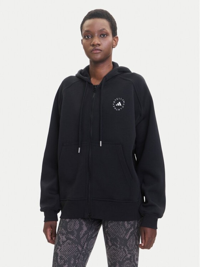 adidas by Stella McCartney Bluza JF6337 Czarny Loose Fit
