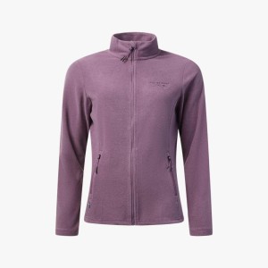Bluza Polarowa Rozpinana Wędrówki Kobieta Lofoten Elastyczny W Cztery Strony