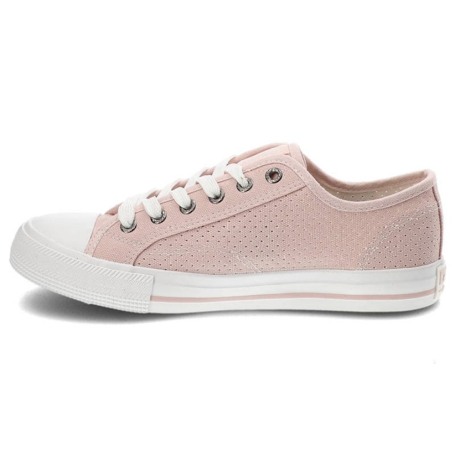 Różowe Trampki Big Star Damskie Stylowe Półbuty