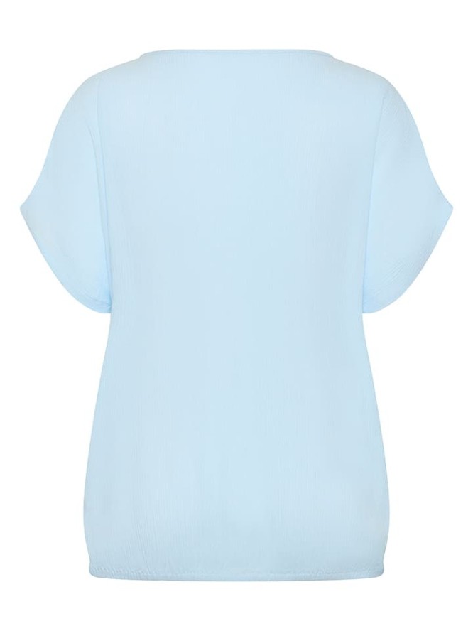 KAFFE curve Bluzka w kolorze błękitnym rozmiar: 50