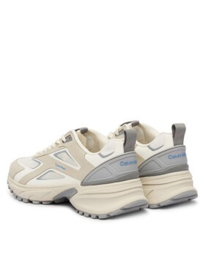 Calvin Klein Sneakersy Hike Run Ckstripe Ripst HW0HW03019 Beżowy