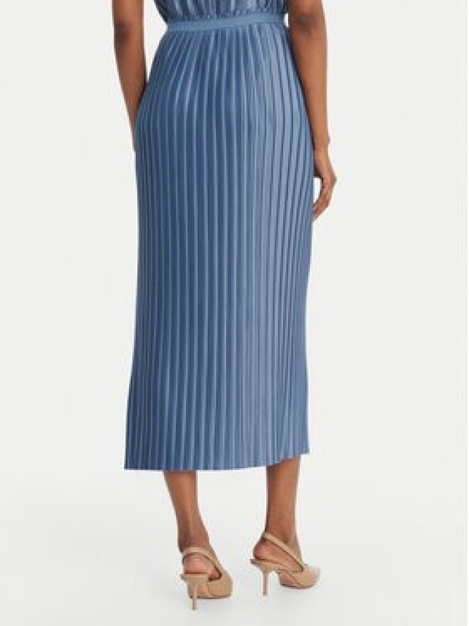 MAX&Co. Spódnica plisowana 2616771013200 Niebieski Regular Fit