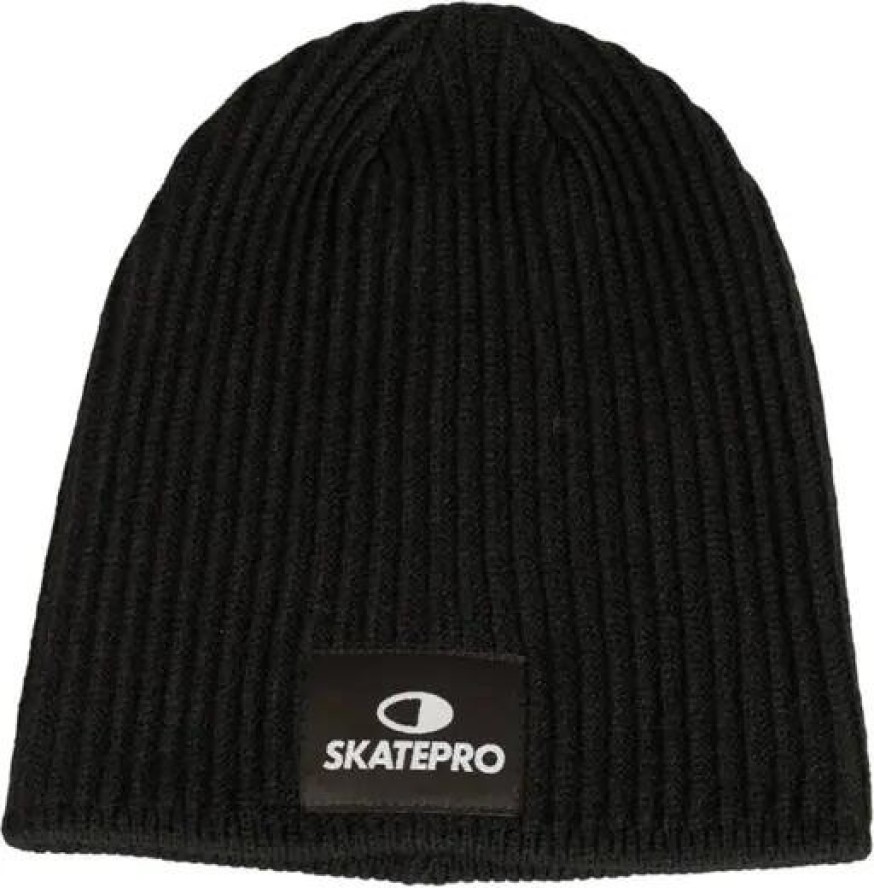 Odzież Beanies unisex SkatePro Long Skate Beanie Czapka - Czarny