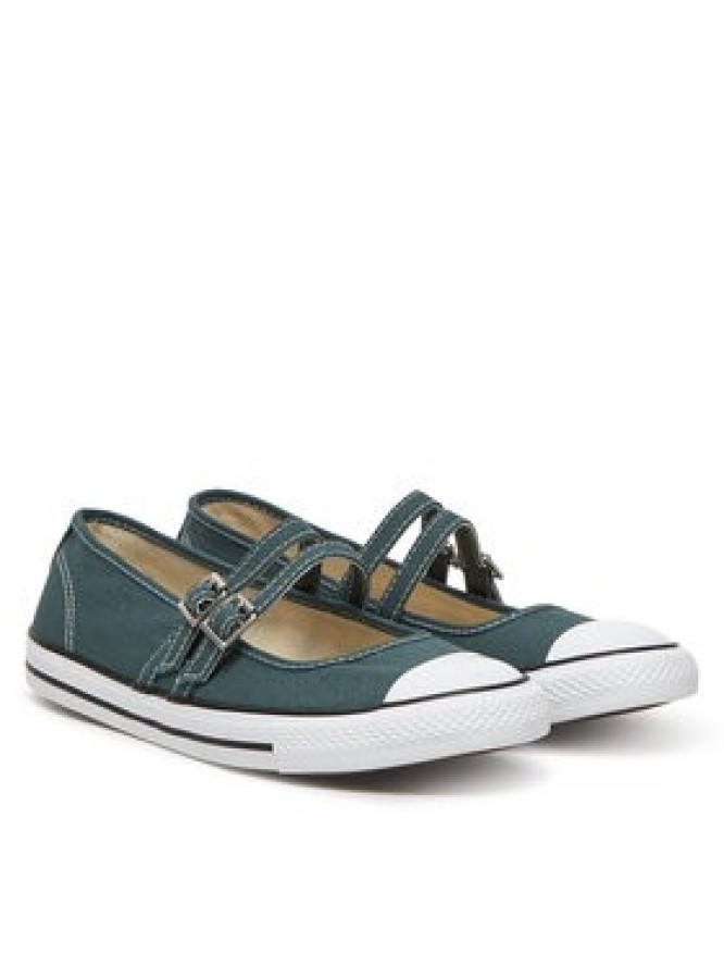Converse Baleriny Chuck Taylor All Star Dainty Mary Jane A13797C Zielony