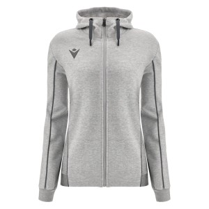 Damska bluza z kapturem full zip Macron Bass ECO