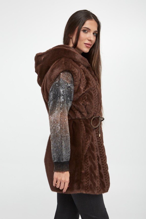 Kamizelka damska futrzana LIU JO