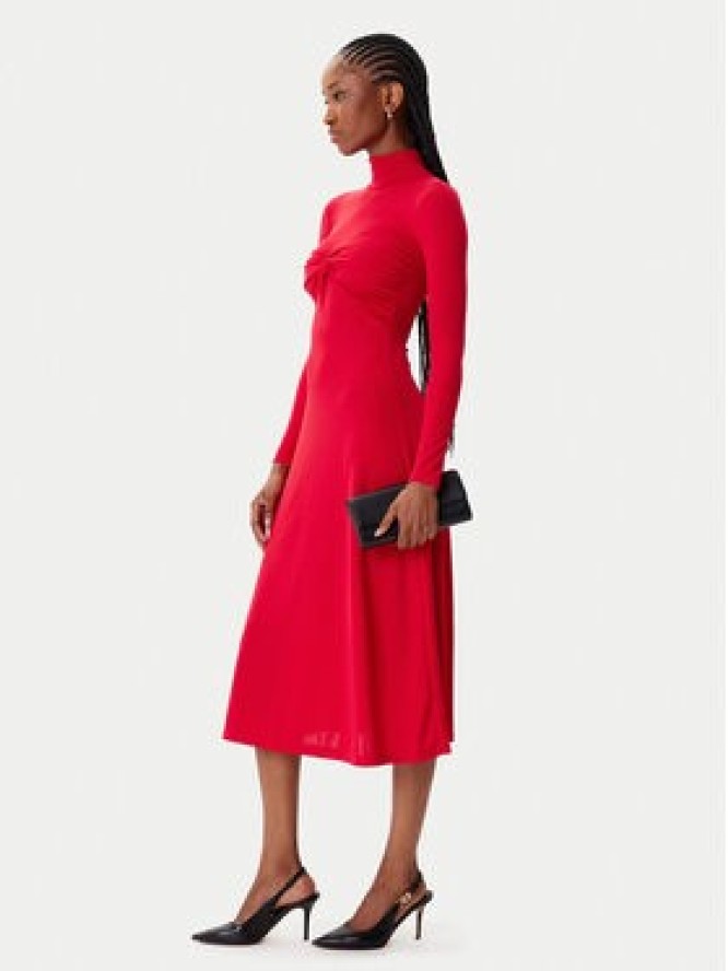 Artigli Sukienka koktajlowa ACAB003158 Czerwony Regular Fit