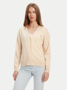 Guess Jeans Sweter 168521 Beżowy Classic Fit