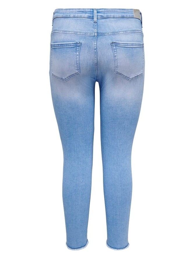 ONLY Carmakoma Dżinsy - Skinny fit - w kolorze błękitnym rozmiar: 44/L32