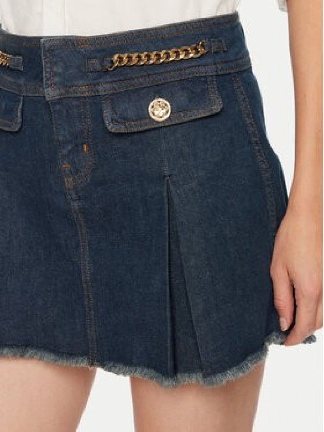 Guess Spódnica jeansowa W4PD1B D5JV1 Granatowy Regular Fit