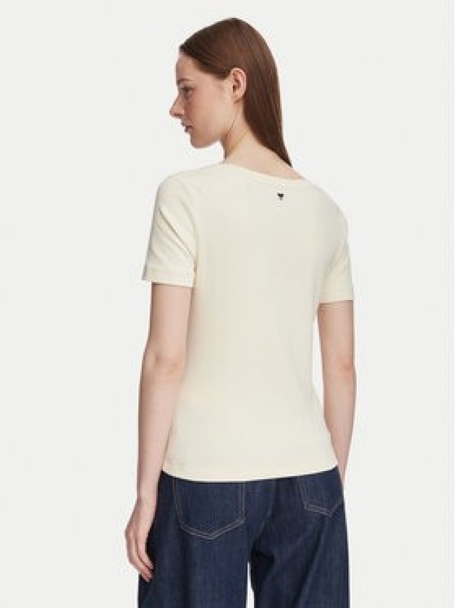 Weekend Max Mara T-Shirt Multij 2625946031 Kremowy Regular Fit