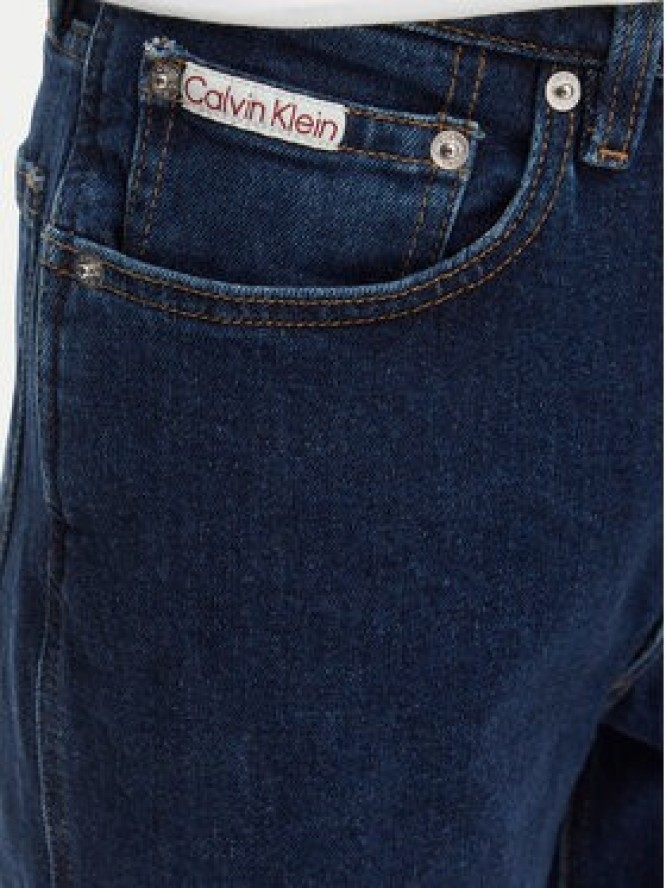 Calvin Klein Jeans Jeansy Archive LV047F749G Granatowy Slim Fit