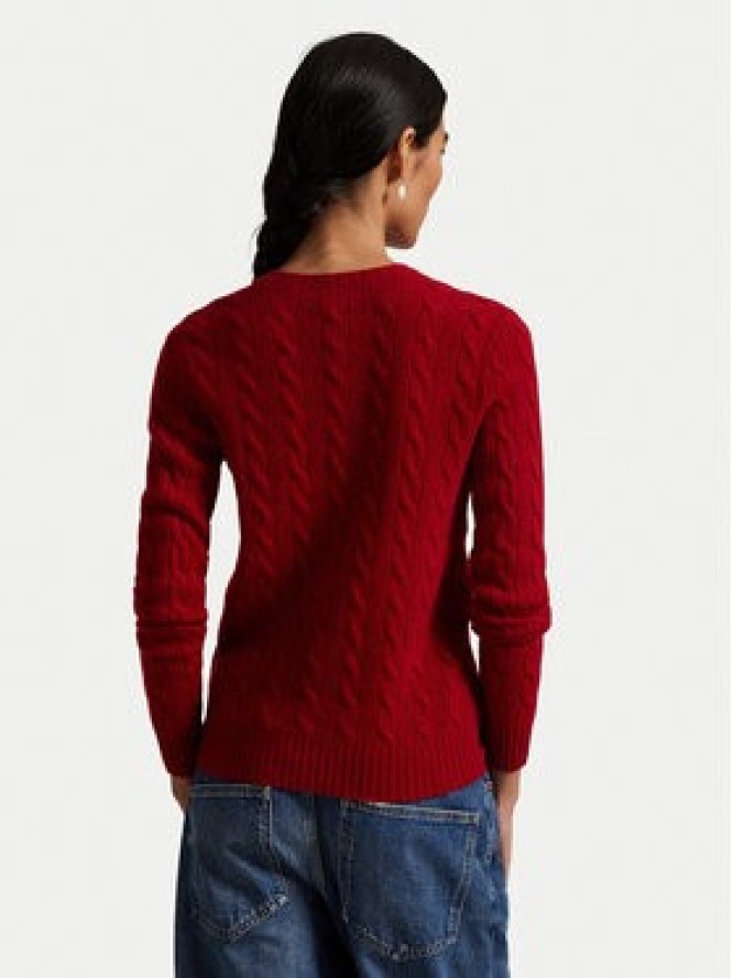 Polo Ralph Lauren Sweter 211971865013 Czerwony Slim Fit