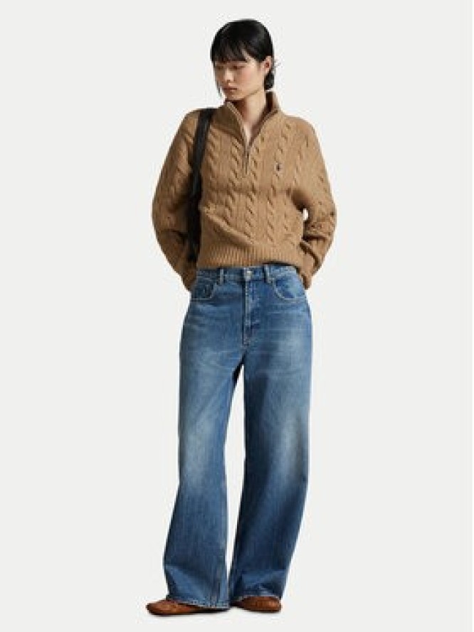 Polo Ralph Lauren Sweter 211972130002 Beżowy Relaxed Fit