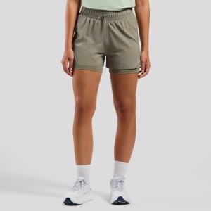 Spodenki damskie Odlo ZEROWEIGHT 3 INCH 2-in-1 short