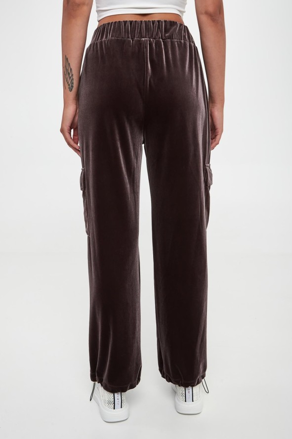 Spodnie damskie welurowe LIU JO