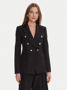 Maryley Marynarka 25IB139/43NE Czarny Regular Fit